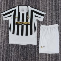 2003-2004 JUV Home Retro Kids Soccer Jersey