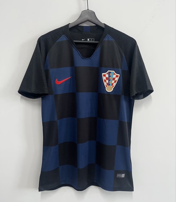 2018 Croatia Away Retro Soccer Jersey