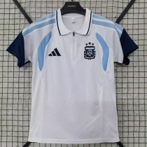25-26 Argentina White Polo Short Sleeve