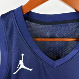 24-25 Wizards YONG #3 Royal blue Top Quality Hot Pressing NBA Jersey (Trapeze Edition)飞人版