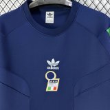 2026 Italy Blue Short sleeves Loose And Thickened Hoody