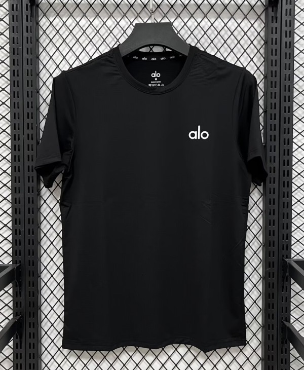 2026 Alo Black High Quality Casual T-Shirt