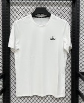 2026 Alo White High Quality Casual T-Shirt