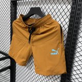 2026 PM Yellow Casual Short Pants