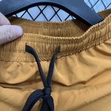 2026 PM Yellow Casual Short Pants