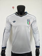 2026 Italy Away Long sleeves Player Version Soccer Jersey*长袖球员