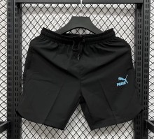 2026 PM Black Casual Short Pants