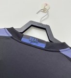 2016-2017 RMA Away Black Long sleeves Retro Soccer Jersey