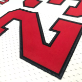 1998 BULLS JORDAN #23 White Retro Top Quality Hot Pressing NBA Jersey