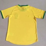 2000 Brazil Home Yellow Retro Soccer Jersey