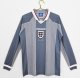 1996 England Retro Long sleeves Soccer Jersey