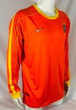 1998 Brazil Long sleeves Retro Soccer Jersey