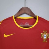 2002 Portugal Home Retro Soccer Jersey
