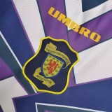 1994-1996 Scotland White Retro Soccer Jersey
