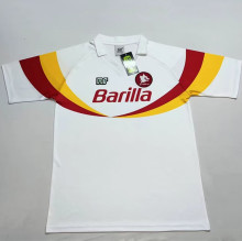 1990-1991 Roma Away Retro Soccer Jersey