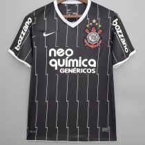 2011-2012 Corinthians Black Retro Soccer Jersey