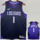 2017-18 SUNS BOOKER #1 Royal Blue City Edition Top Quality Hot Pressing NBA Jersey