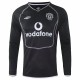 2000-2002 Man Utd Away Black long sleeve Retro soccer jersey