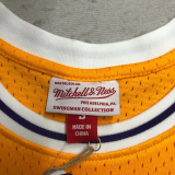 1997 LAKERS O’NEAL #34 Yellow Retro Top Quality Hot Pressing NBA Jersey