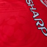 1999-2000 Man Utd Home Retro Soccer Jersey (带决赛字)