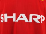 1984 Man Utd Home Retro Soccer Jersey