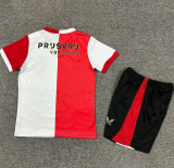 25-26 Feyenoord Home Kids Soccer Jersey
