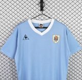 1986 Uruguay Home Retro Soccer Jersey