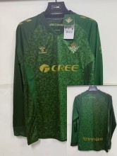 26-27 Real Betis Away League Version Long Sleeve Fans Soccer Jersey (长袖)*联赛版本