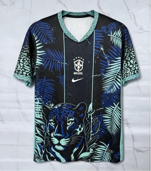 26-27 Brazil Blue Special Edition Fans Soccer Jersey