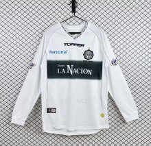 2002 Club Olimpia Home Long Sleeve Retro Soccer Jersey