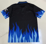 26-27 Man Utd Black Blue Polo Short Sleeve