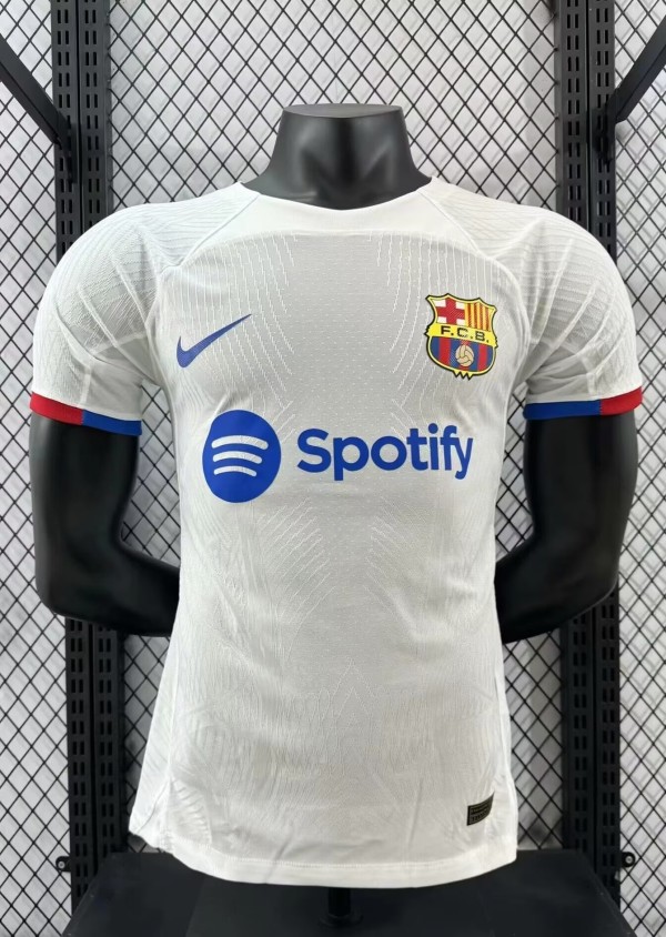 23-24 BAR Away Player Version Soccer Jersey