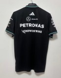 2026 F1 Benz New Pattern Short Sleeve Racing Suit