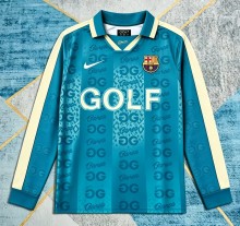 26-27 BAR Blue Joint Edition Long Sleeve Fans Soccer Jersey (GOLF)*长袖