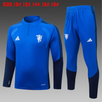 26-27 Man Utd High Quality Kids Half Pull Tracksuit 26-27 Man Utd High Quality Kids Half Pull Tracksuit