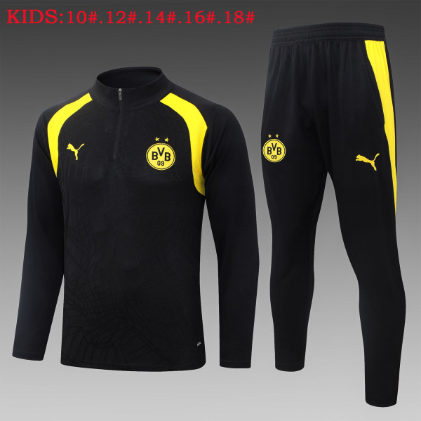 26-27 Napoli High Quality Kids Half Pull Tracksuit
