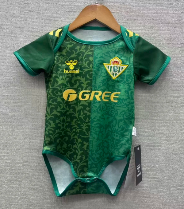 26-27 Real Betis Away Baby Infant Crawl Suit