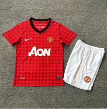2002-2004 Man Utd Home Retro Kids Soccer Jersey