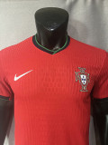 2024 Portugal European Cup Home Player Version Soccer Jersey