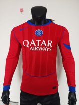 25-26 PSG Third Long Sleeve Player Version Soccer Jersey*长袖球员