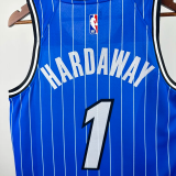 25-26 Magic HARDAWAY #1 Blue Top Quality Hot Pressing NBA Jersey(条纹)
