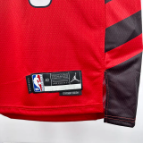 22-23 TRAIL BLAZERS AVDIJA #8 Red Top Quality Hot Pressing NBA Jersey (Trapeze Edition)飞人版