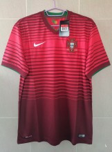 2014 Portugal Home Retro Soccer Jersey