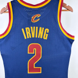 2011-2012 Cleveland Cavaliers IRVING #2 Royal blue Retro Top Quality Hot Pressing NBA Jersey