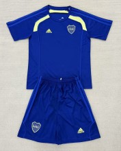 25-26 Boca Juniors Training Shirts Kids Soccer Jersey