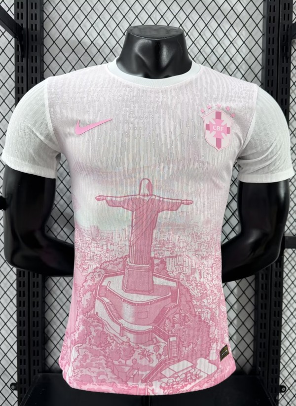 25-26 Brazil Pink Special Edition Player Version Soccer Jersey