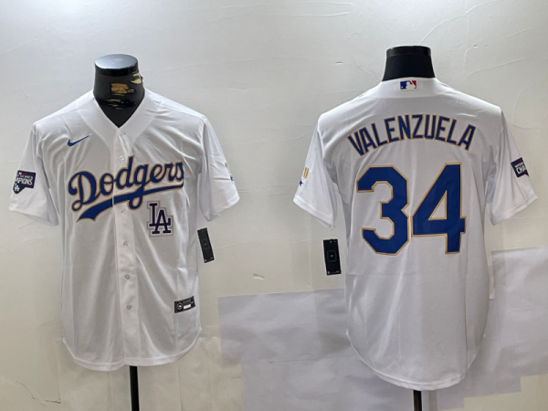 2024 MLB Los Angeles Dodgers New Pattern Jersey