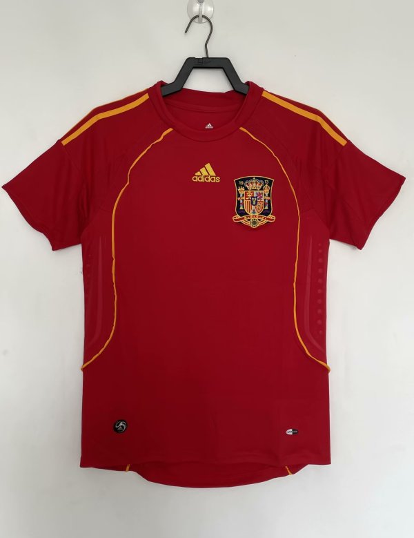 2008 Spain Home Retro Soccer Jersey