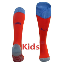 25-26 PSG Third Red Kids Socks