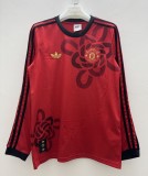 25-26 Man Utd Red Special Edition Long Sleeve Fans Training shirts